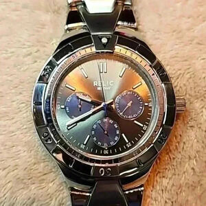 Relic 3 Eye Diver Style Stainless Steel Watch ZR15363